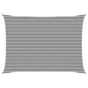 Telo Ombra Antracite e Bianco 5 x 7 m HDPE 42032780