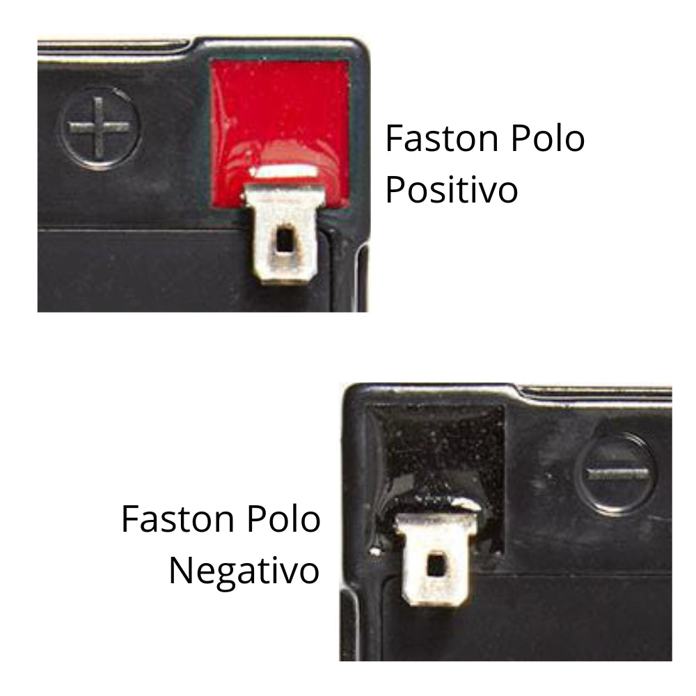 Batteria 12 volt 7 ah al piombo ricaricabile resistente attacco faston