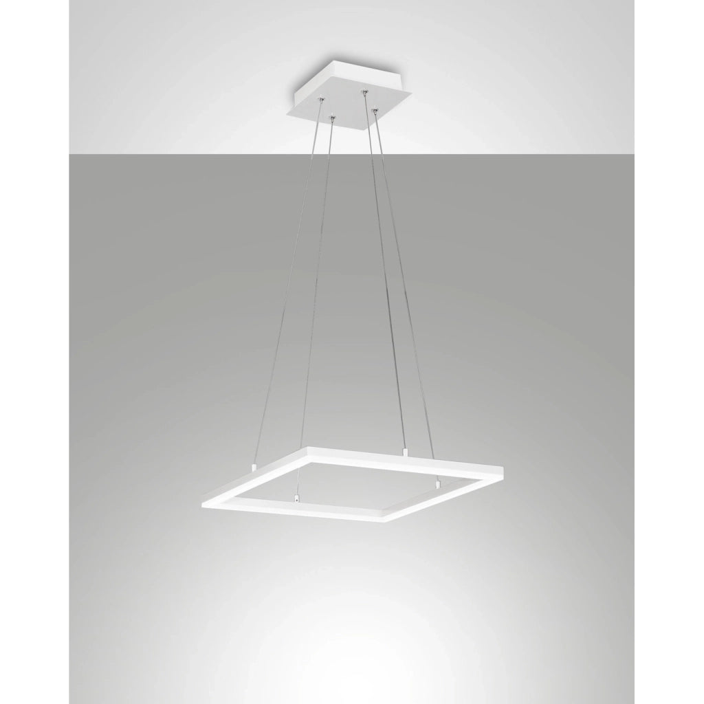 Lampada A Sospensione Fabas Bard Led 39W 3000K Bianco Moderno