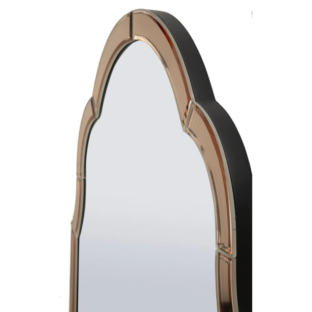 Specchio con Cornice Classico 5, Rosa, MDF, 150x55x2 cm