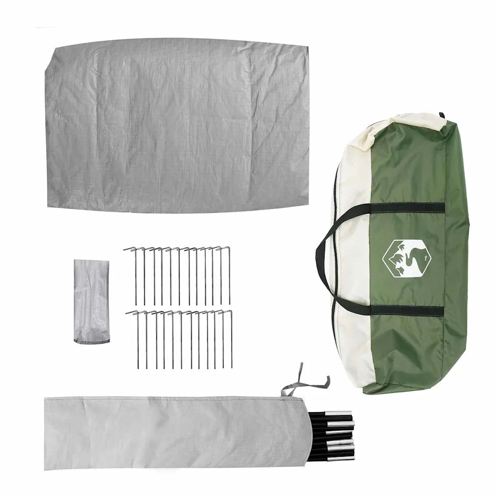 Tenda da campeggio con tetto Verde 320 x 275 x 190 cm taffetà 42001160