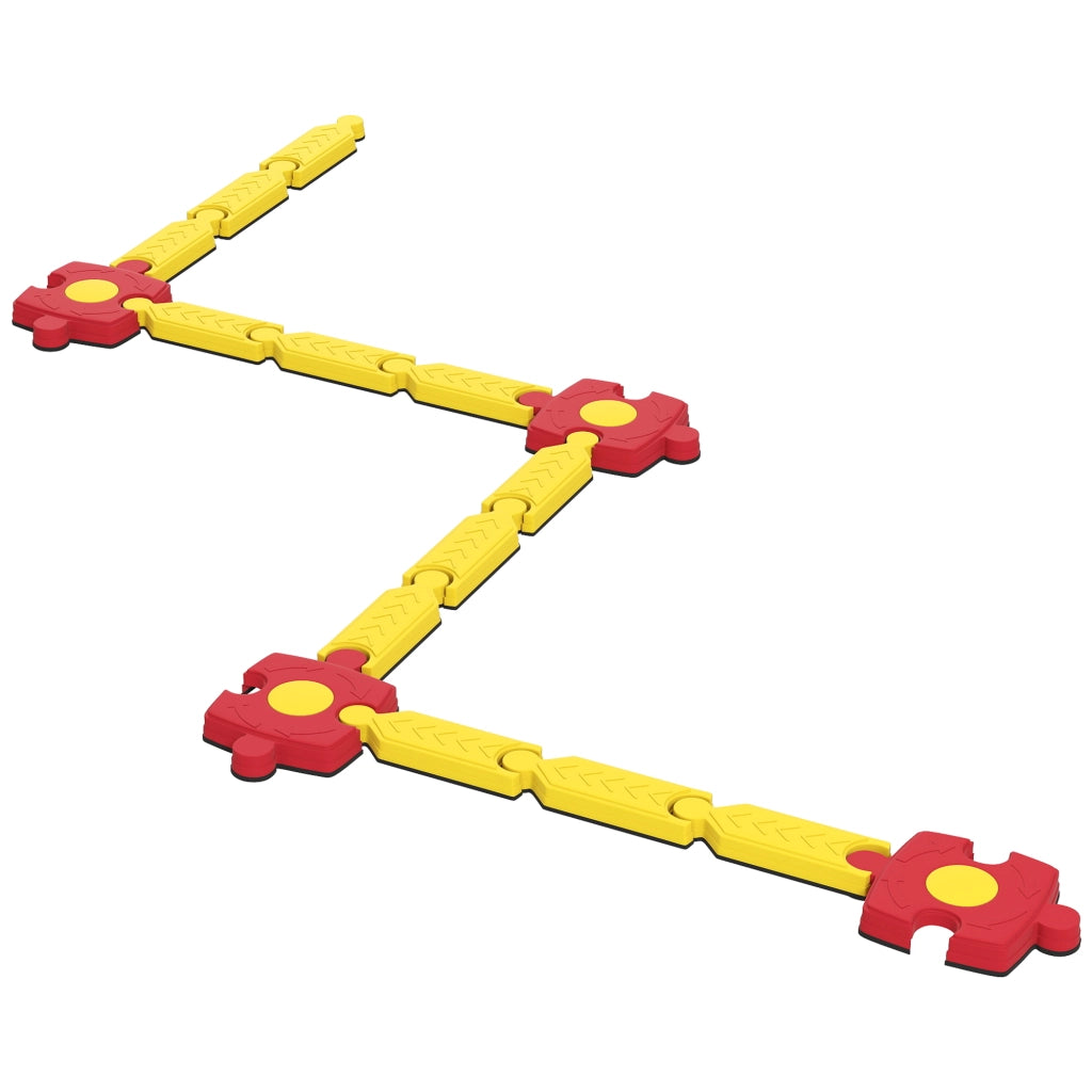 Set di travi sospese per bambini ¨C zephmum ¨C Giallo e rosso