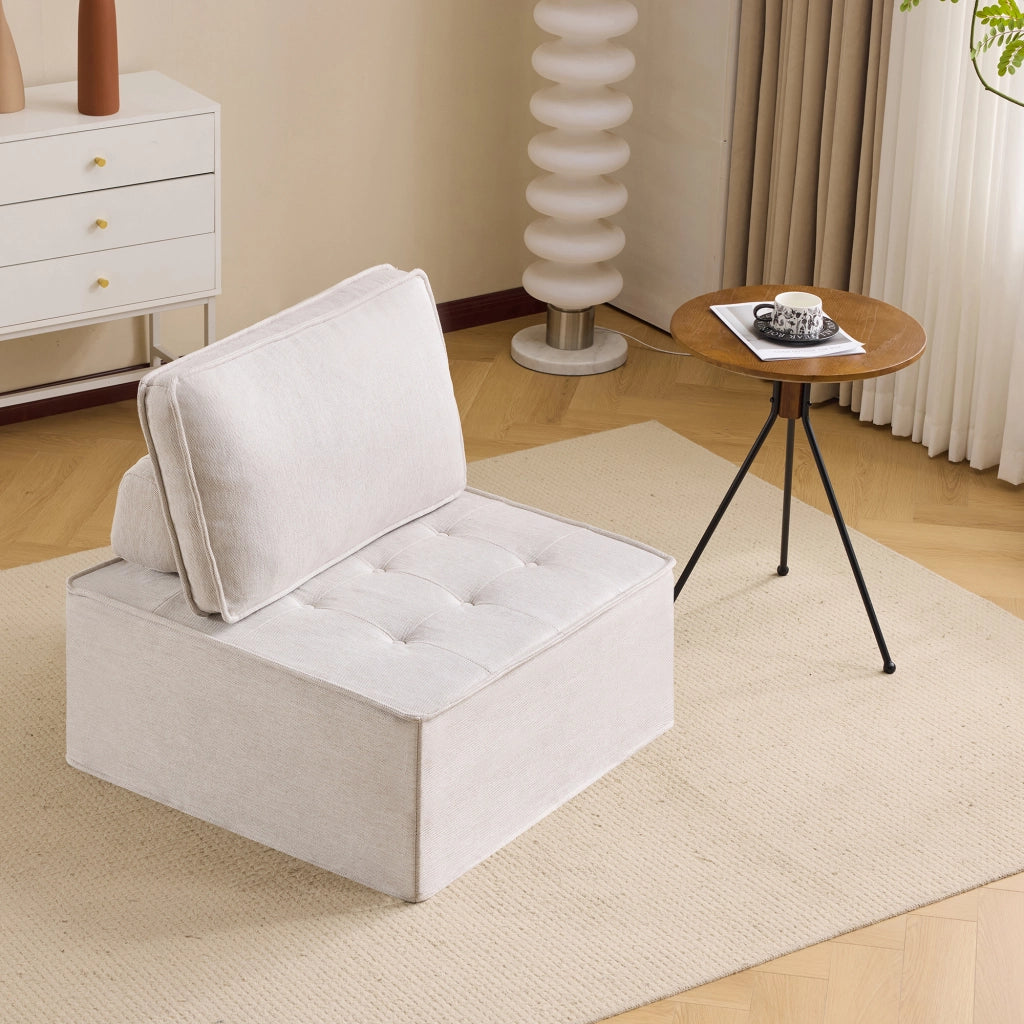 Divano singolo - Zephmum- Piccolo set di seduta, poltrona, pouf