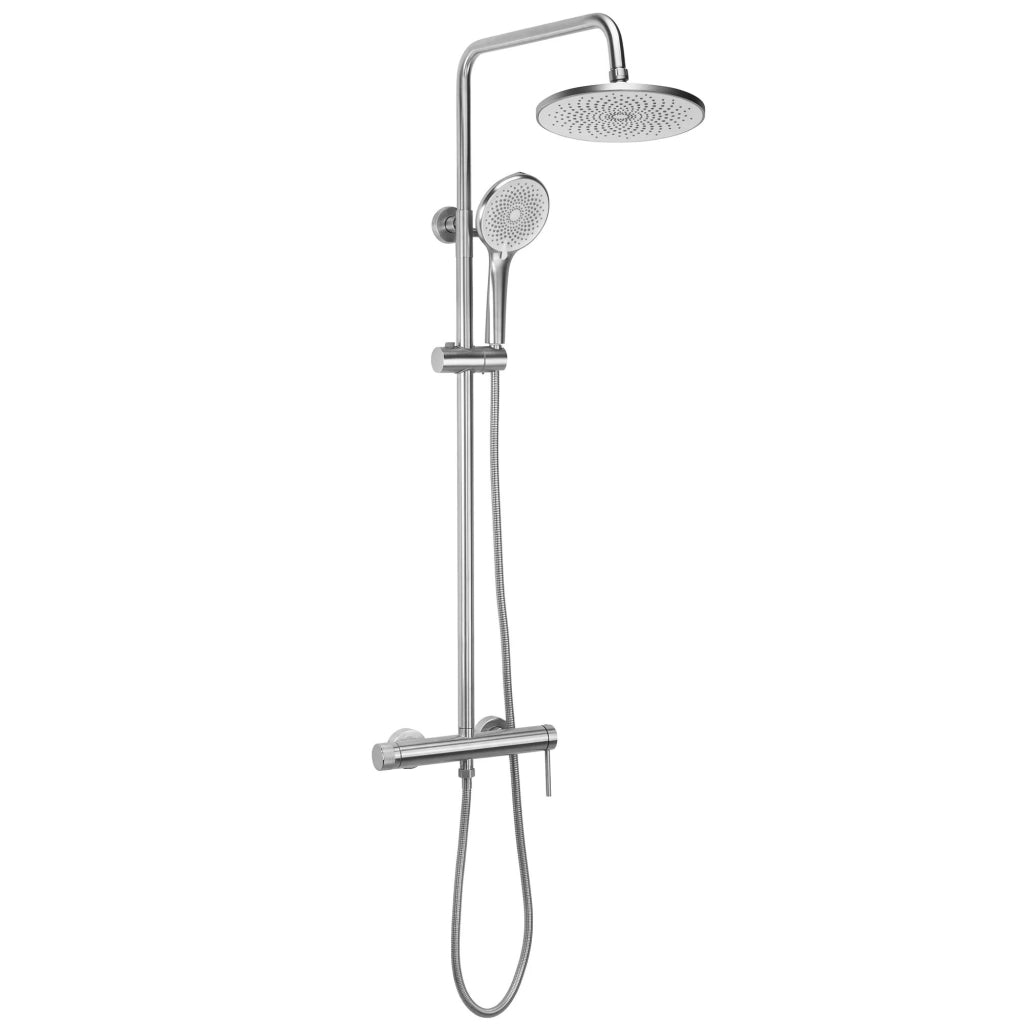 Set Doccia Rea Foss Clif Brush Nickel