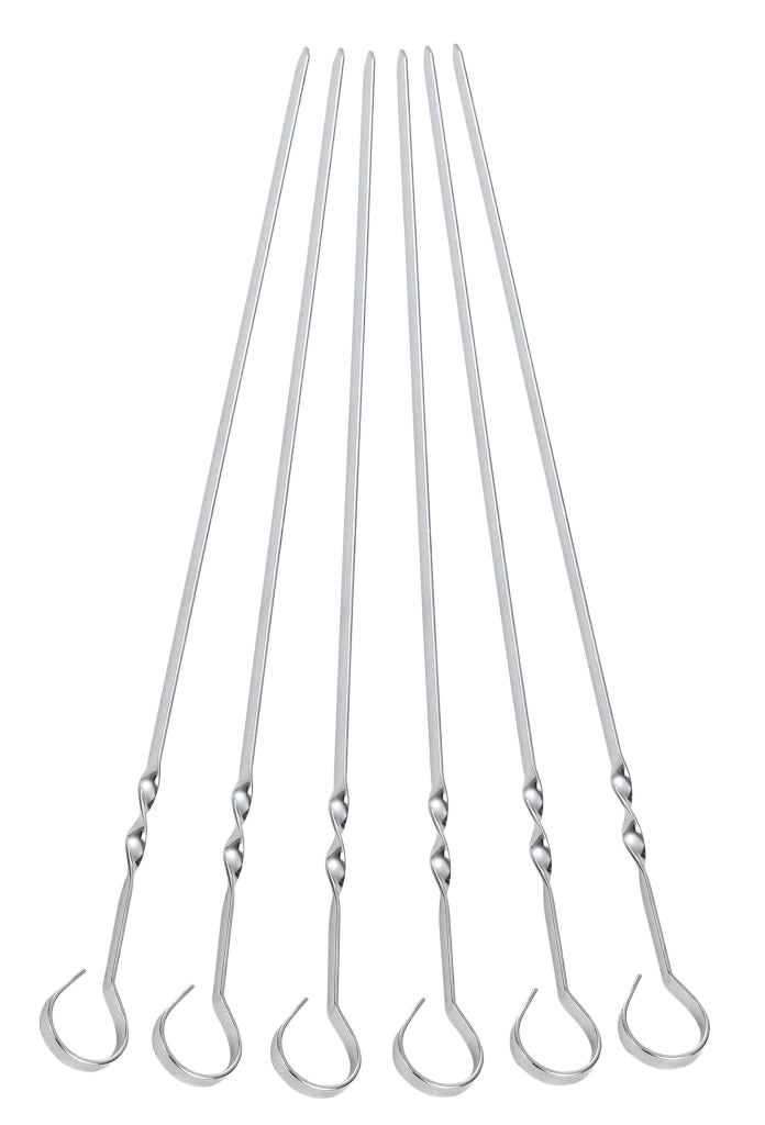 SPIEDINI PER BARBECUE 35 CM INOX AISI430 6 PZ- I GIARDINI DEL RE- 1,0 confezione