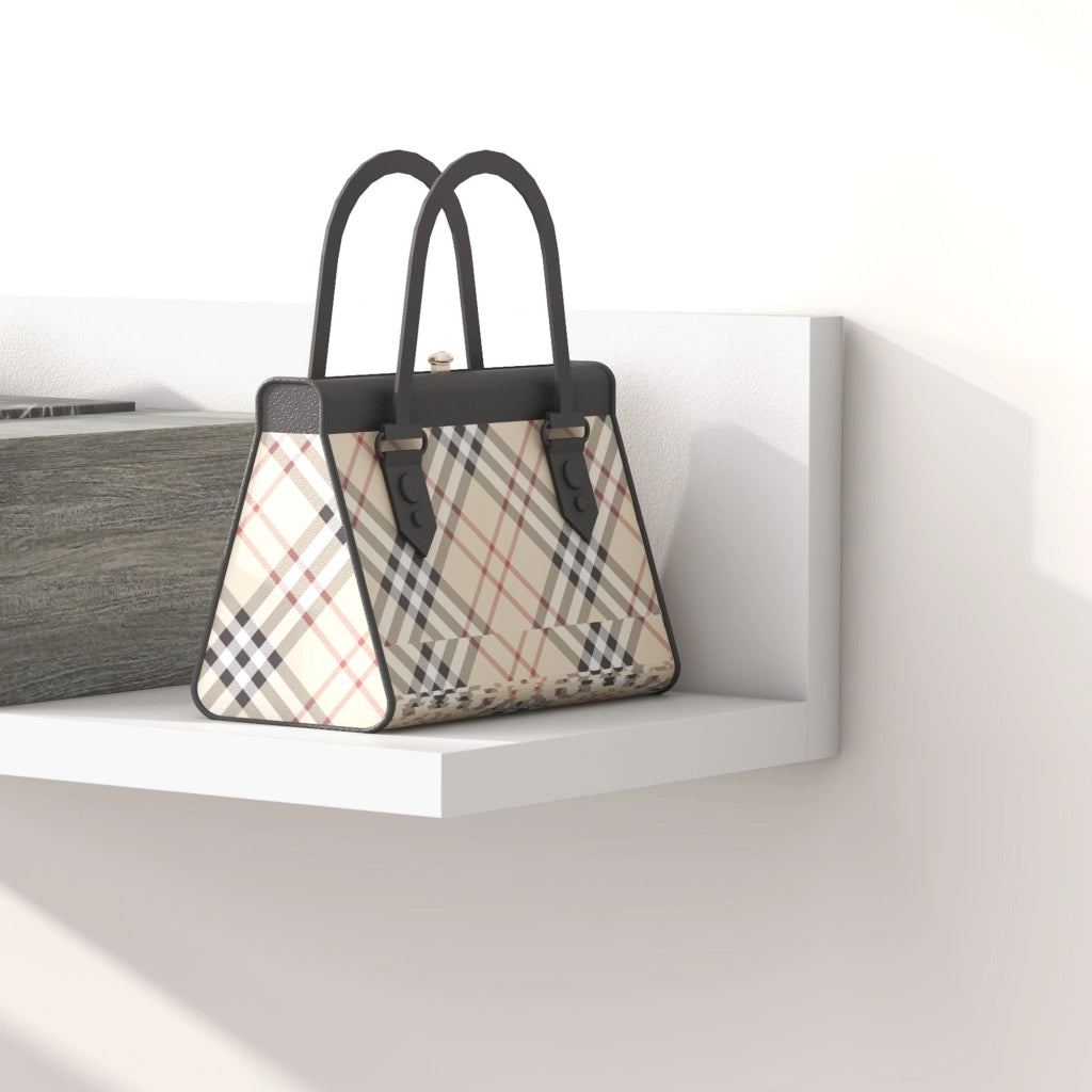 Mobile ingresso con specchio e cassetto ¨C Minimal ¨C Bianco e Grigio 75x30.5x20 cm