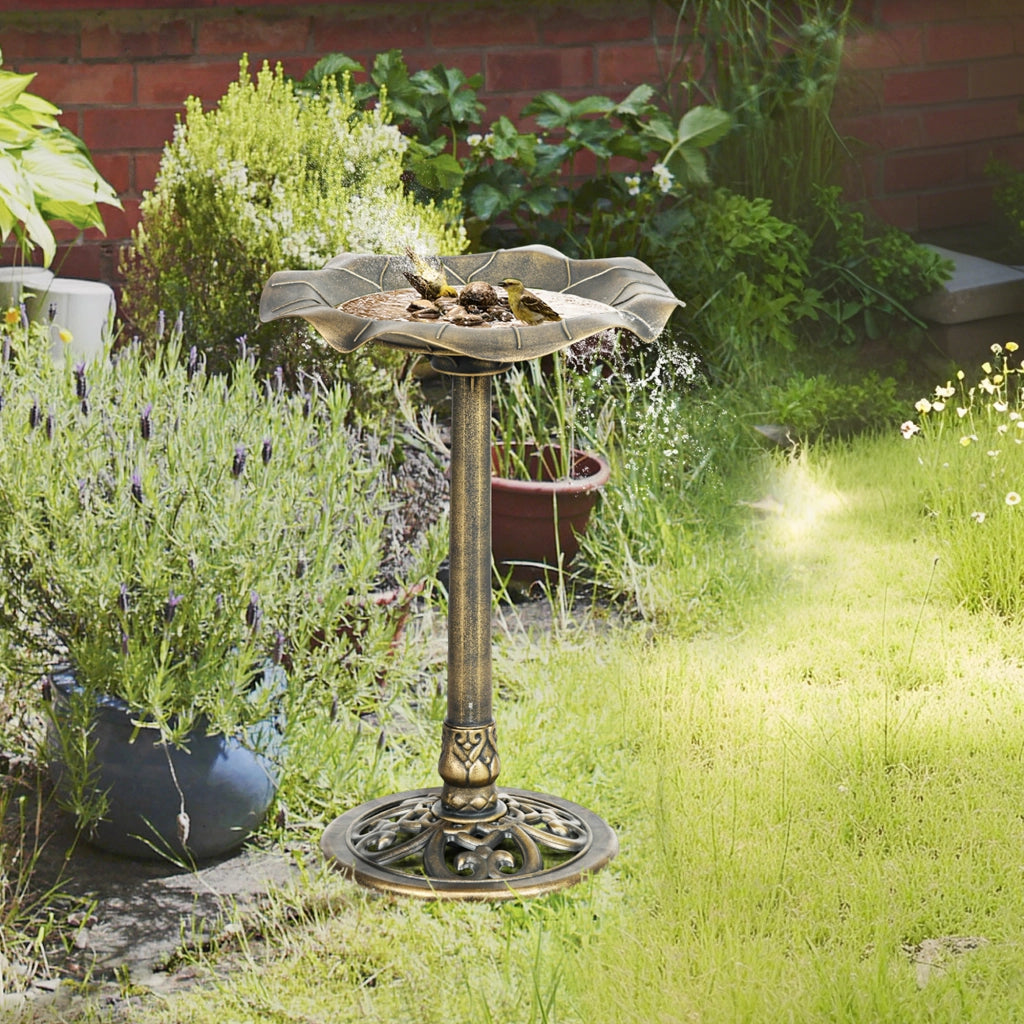 Bagno per uccelli da giardino ¨C zephmum ¨C Bronce 71 cm