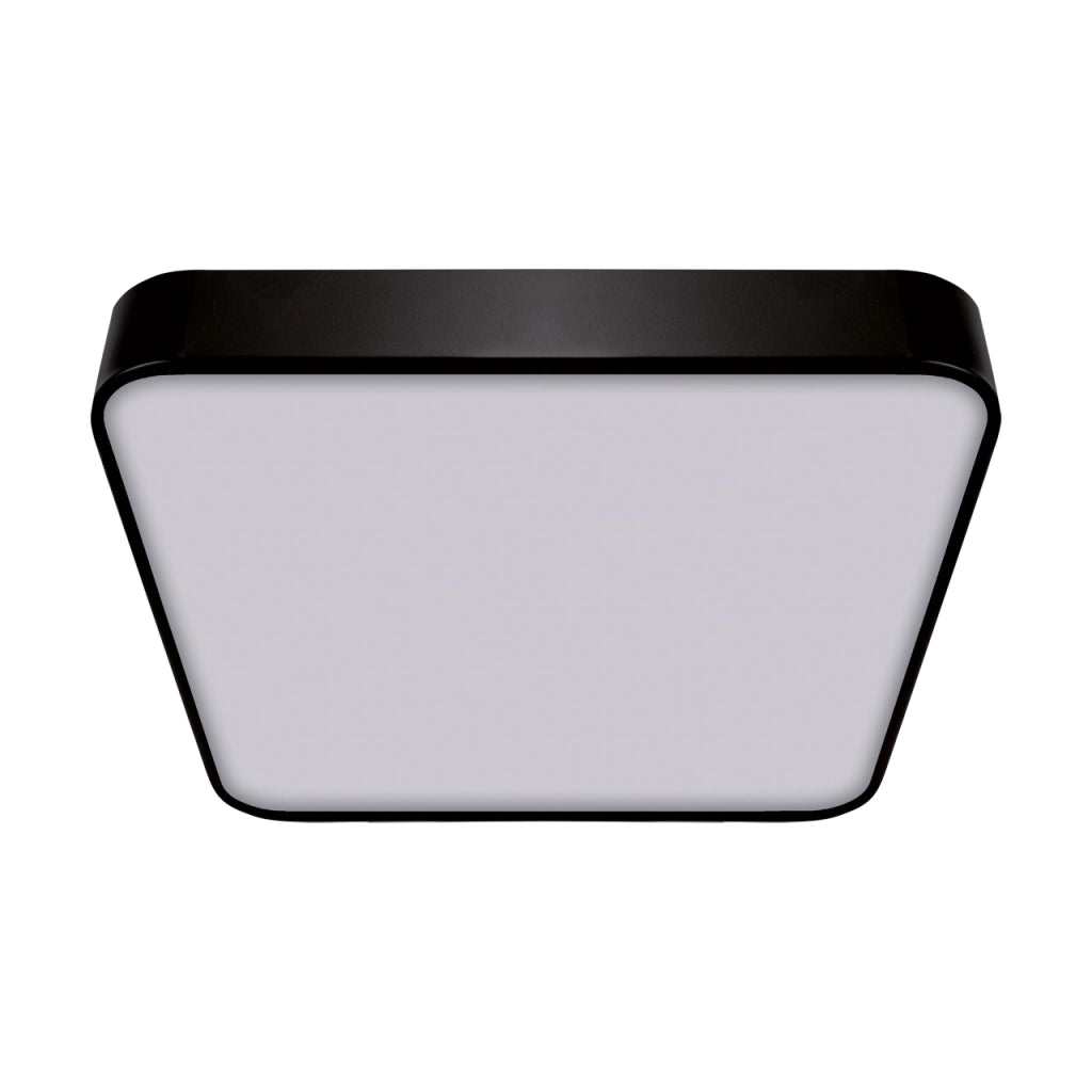 Plafoniera LED quadrata 50cm nera 48W 4000K Struhm