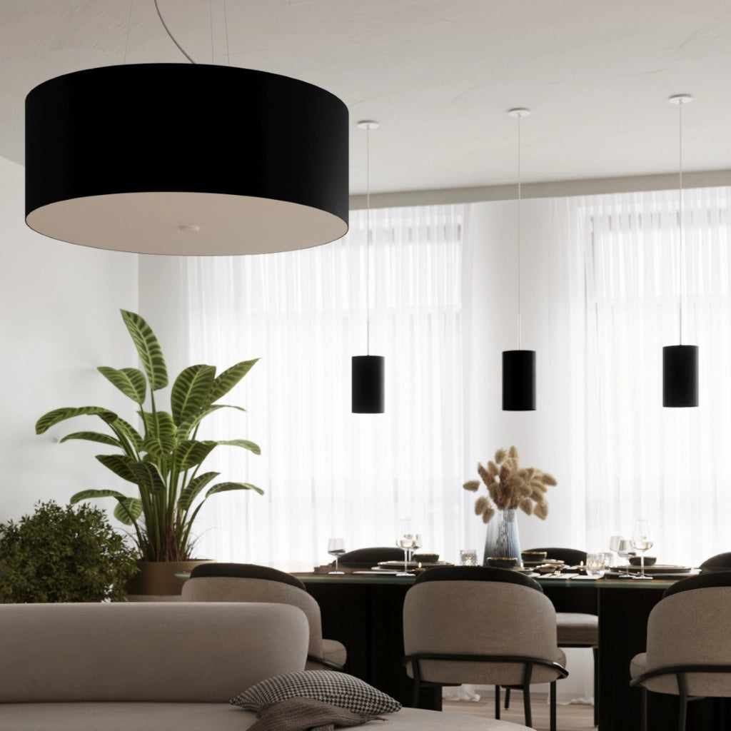 Lampadario OTTO 60 nero