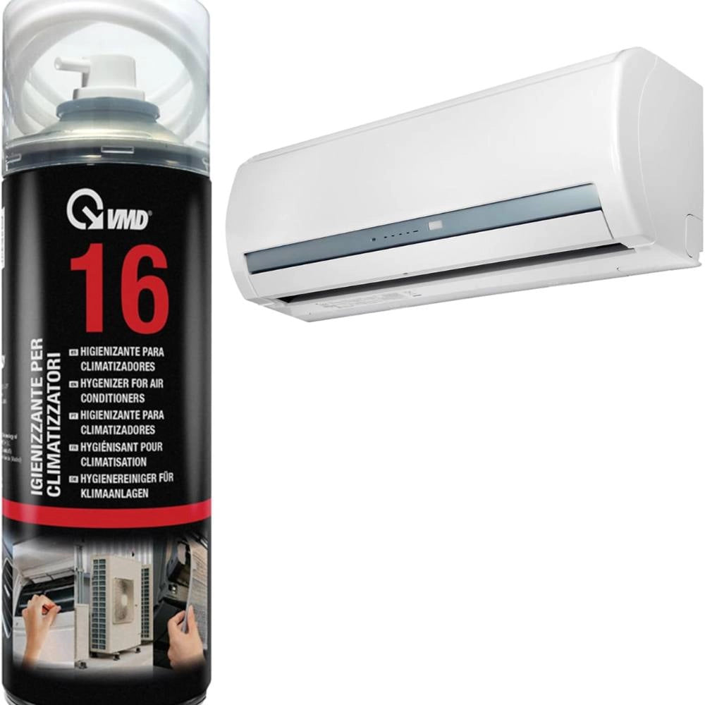 Airclean spray detergente schiumogeno condizionatori e climatizzatori aria vmd
