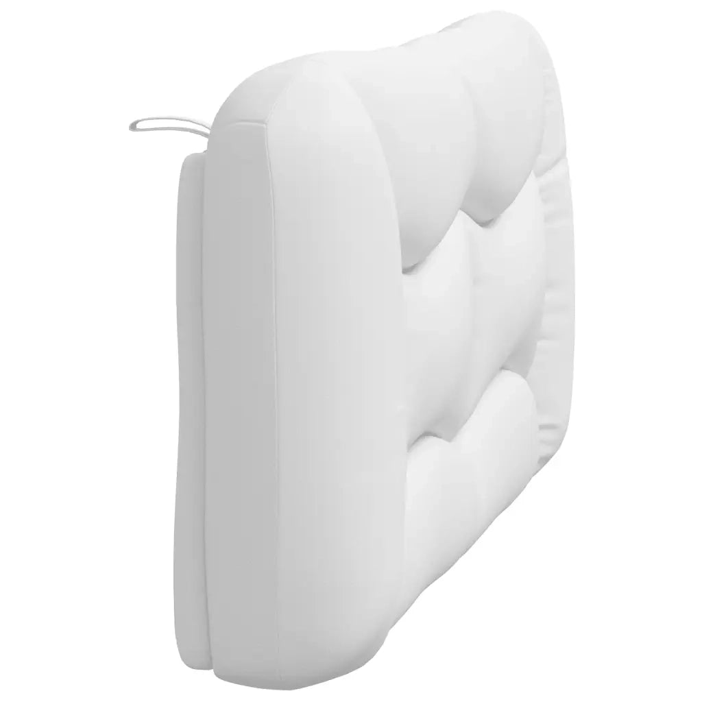 Cuscino Testiera Hvar Bianco 120 cm in Similpelle 374569