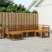 Set di divani da esterno 6 pcs Naturale