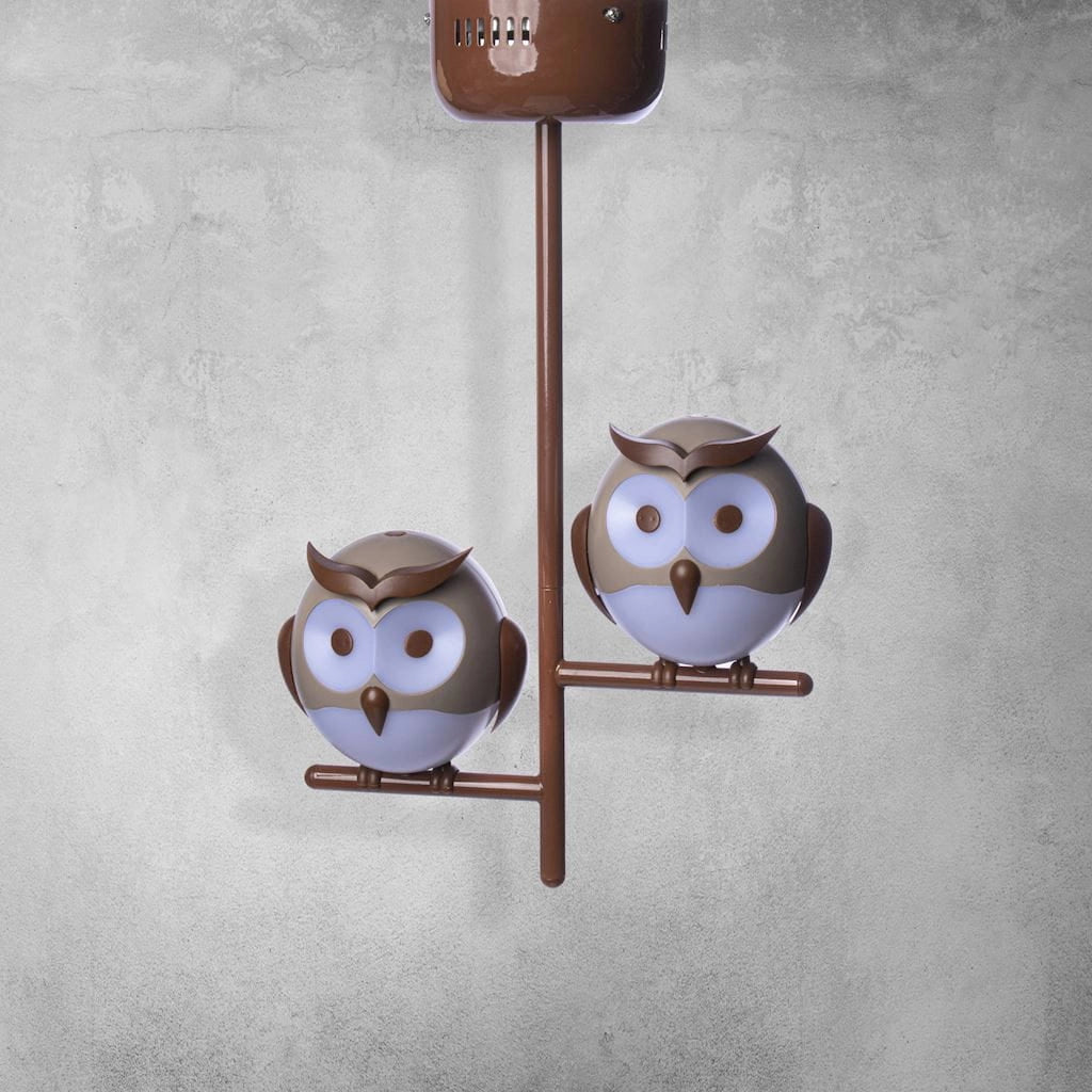 Lampada sospensione bimbi OWL 2xG9 80cm Milagro ML244
