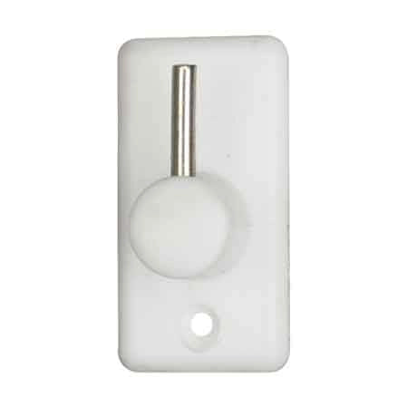 GANCIO PER BRIS-BRIS IN PLASTICA/ACCIAIO Bianco - 100 pezzi
