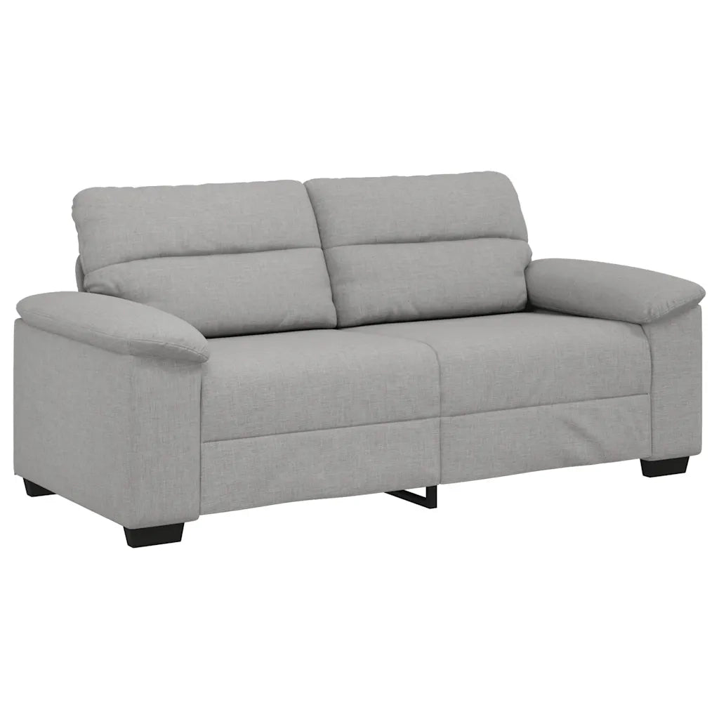 Divano a 2 Posti Grigio Nuvola 180x81x84 cm in Tessuto 4105315