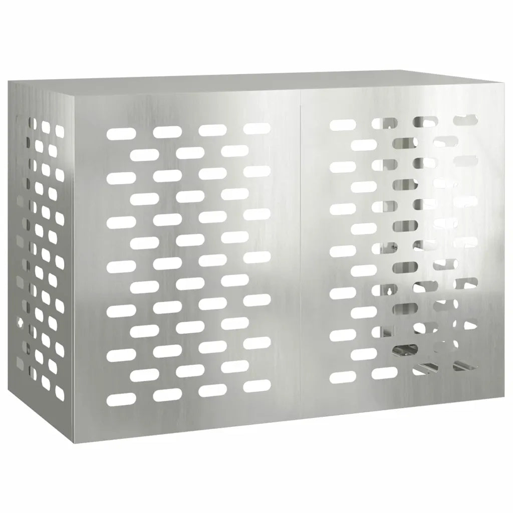 Copertura per condizionatore d'aria Argento 100 x 50 x 70 cm