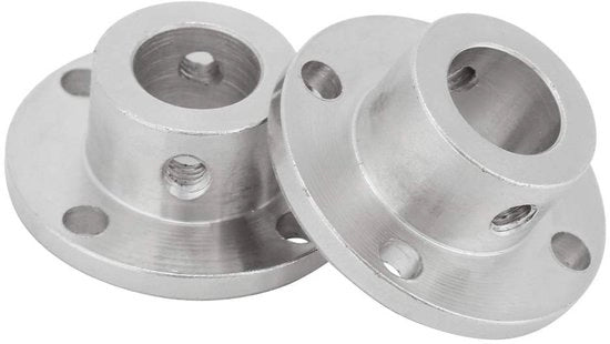Connettori in acciaio galvanizzato - 2 pezzi - diametro interno 12 mm - diametro esterno 18 mm - duraturi