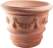 Terracotta plantenbacchi e vasi per fiori per balcone e giardino resistente al gelo