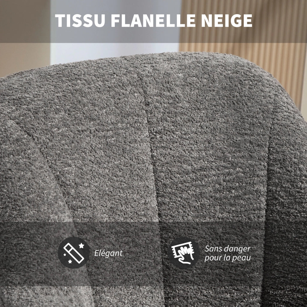 Sedia da ufficio ergonomica regolabile in altezza ¨C Minimal ¨C Grigio