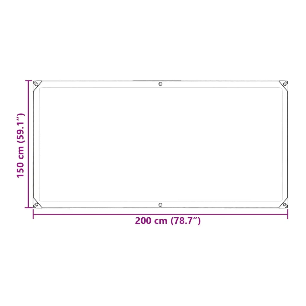Tarp Trasparente 2 x 1,5 m PE 42038937
