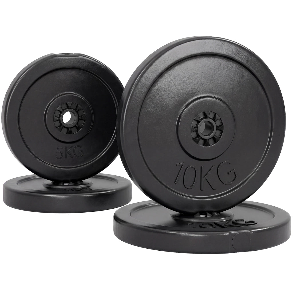 Set Dischi Pesi per Allenamento ¨C zephmum ¨C Nero, 4 Pezzi