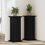 Supporto per piante Rovere Nero 33 x 33 x 100 cm 869238