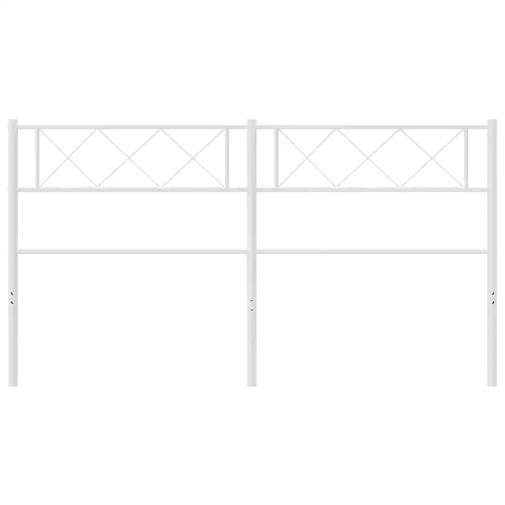 Testiera di Ricambio in Metallo Bianco 150 cm 372360