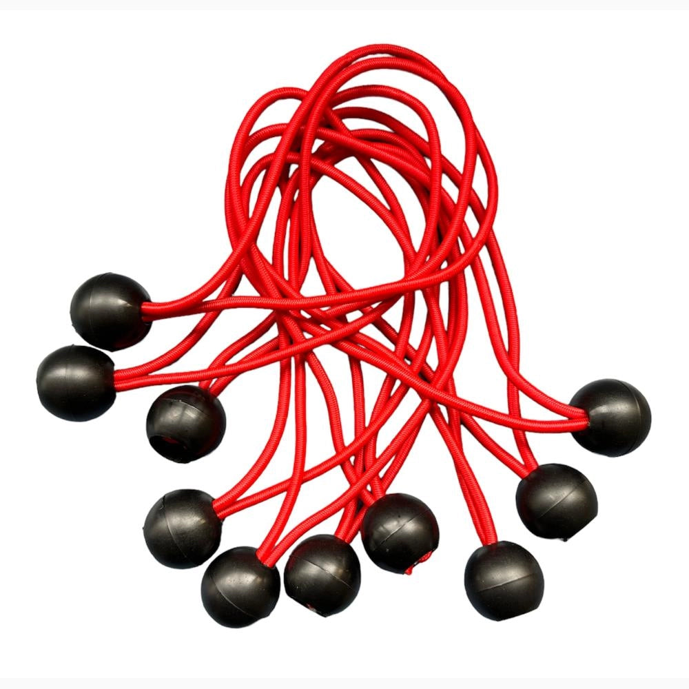 Elastico Tenditelo per teli occhiellati Tenditore Corda con sfera Conf. 10 pezzi