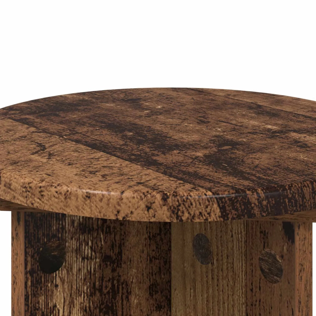 Supporto per piante 2 pcs Legno antico Ø29,5 x 40 cm 899742