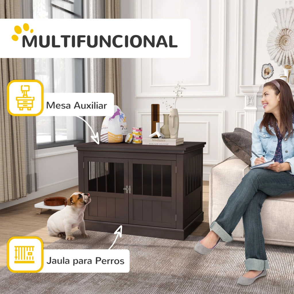 Tavolino da Caff¨¨ Moderno con 3 Porte ¨C Xylo ¨C Effetto Legno Caff¨¨ 78x53x59 cm