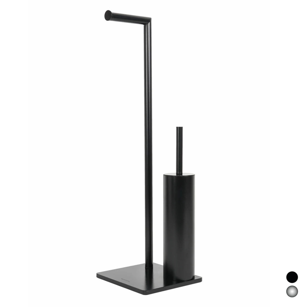 Piantana WC METAF Mod. Zero in acciaio cromo 20x56x20