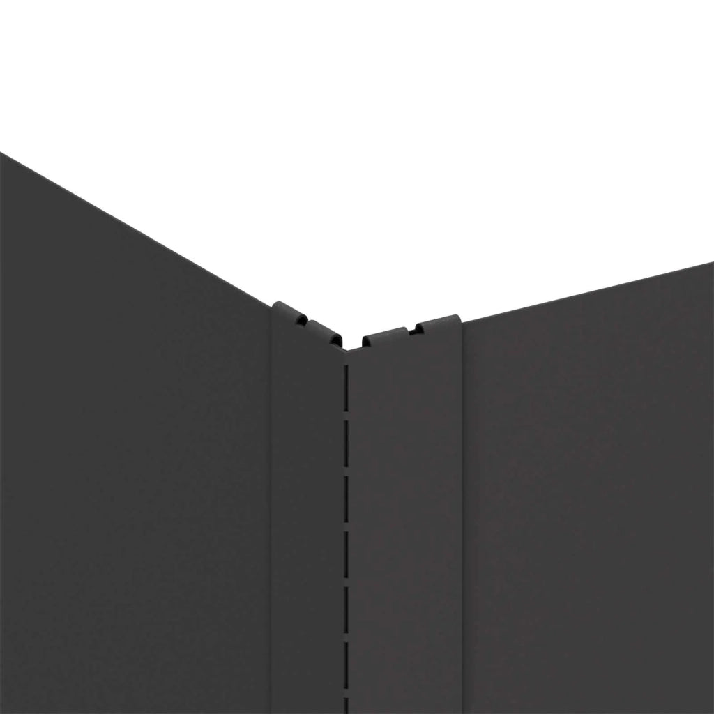 Bordura per Prato 100 x 60 x 35 cm Acciaio Nero 8008945