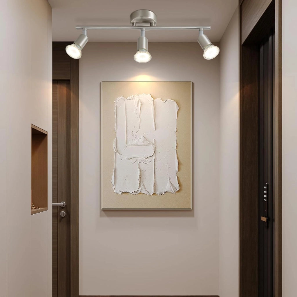 ZMH Faretto da soffitto 3 luci GU10 moderni per camera letto corridoio