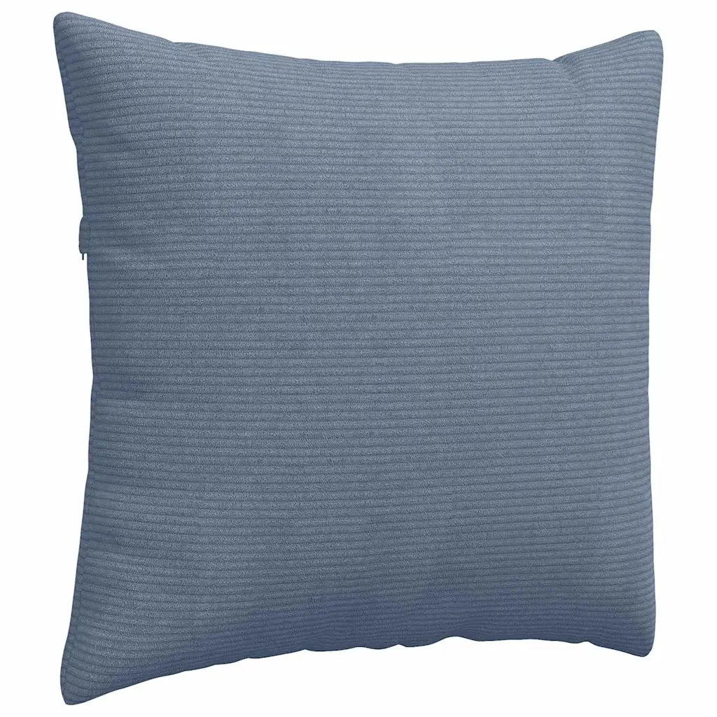 Cuscini da Divano 2 pz-Set di 2 Cuscini per Sofa Blu 50 x 50 cm Tessuto in Cords 871913