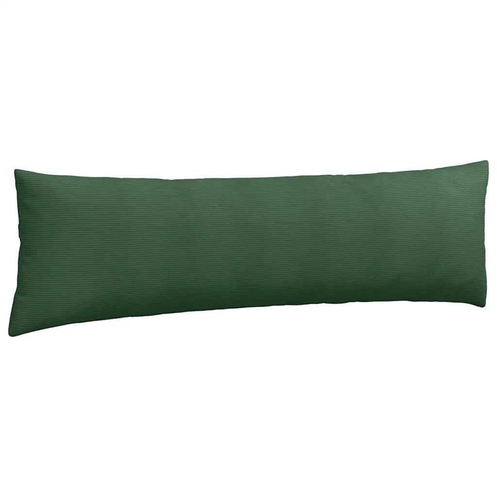 Cuscini da Divano 2 pz | Cuscini per sedie Verde Scuro 145 x 40 cm