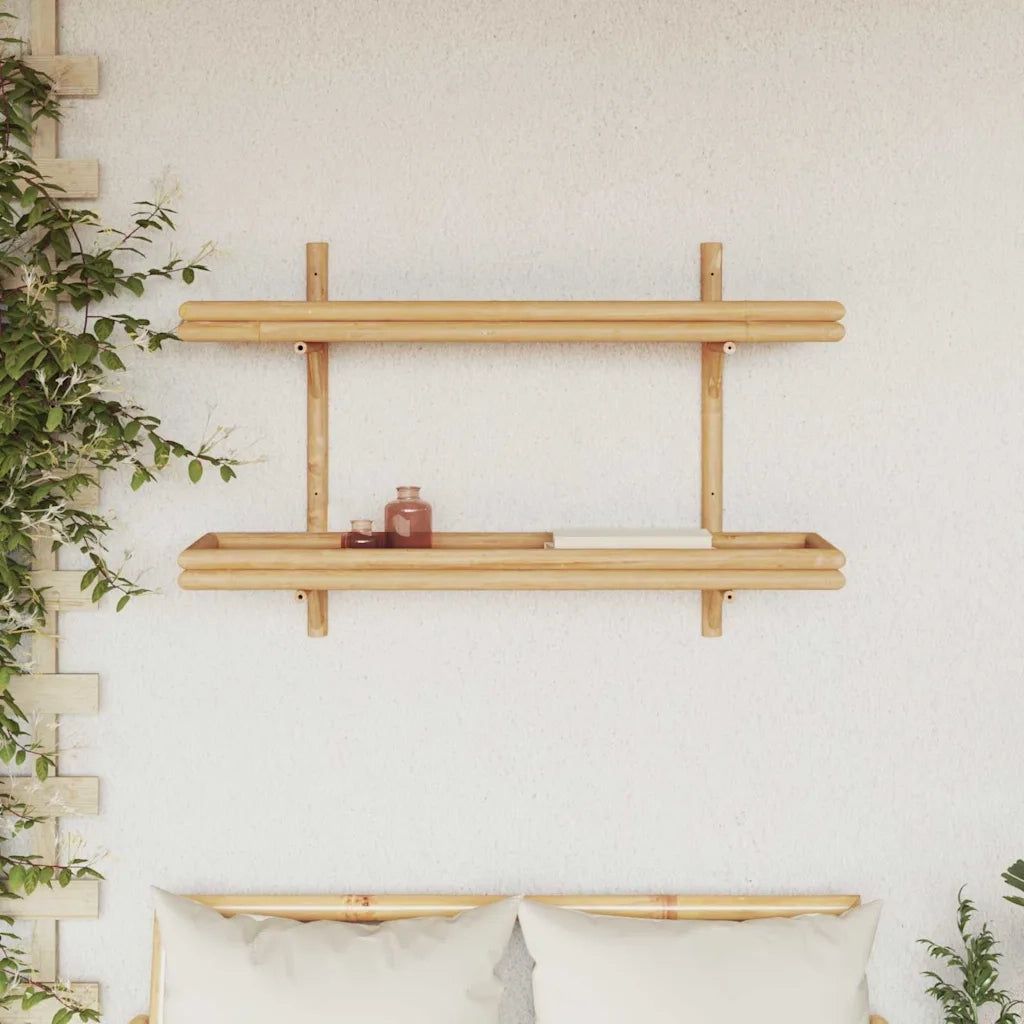 Scaffale da parete Marrone 100 x 26 x 60 cm Bambù 4107162