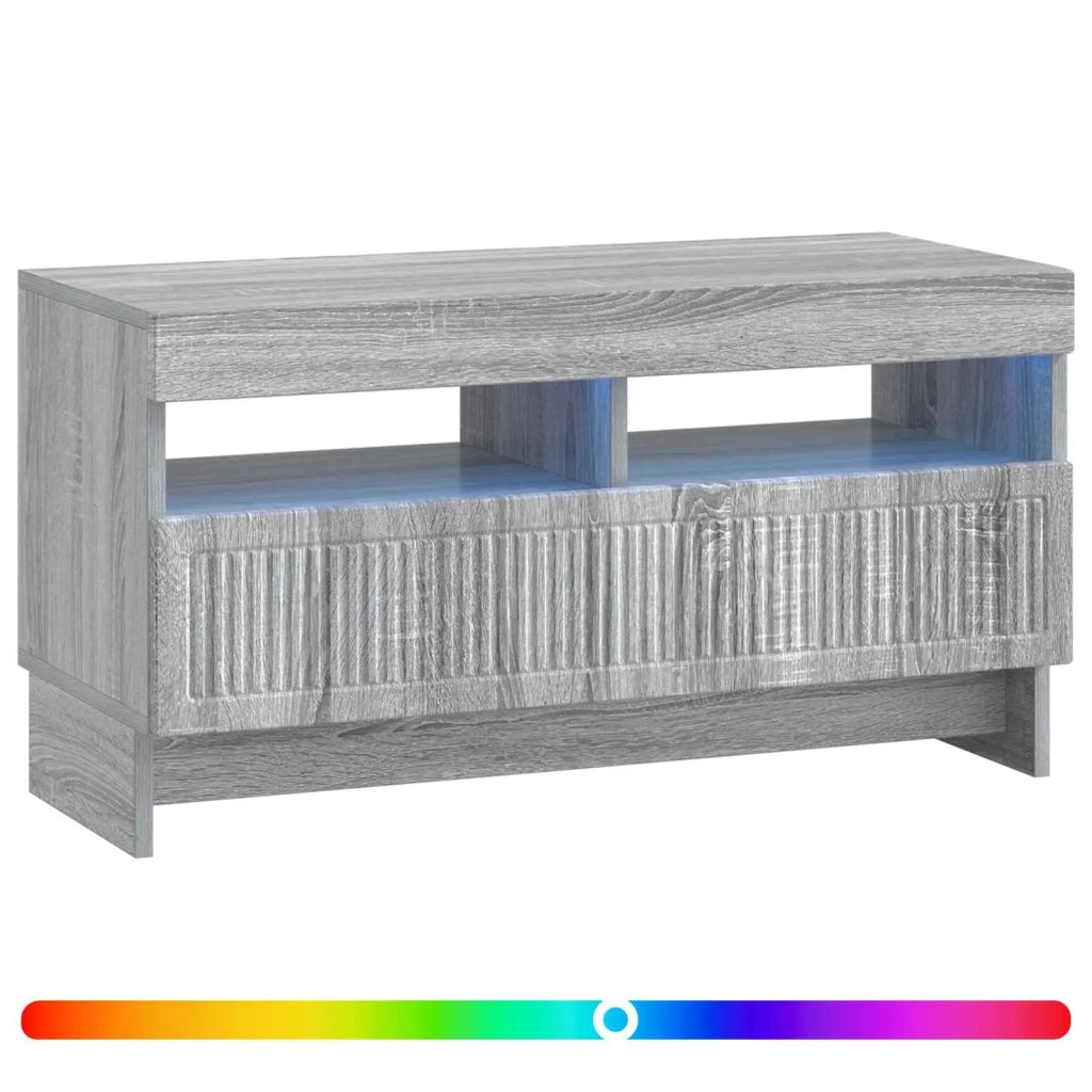 Mobile TV LED Sonoma grigio Legno ingegnerizzato 896121