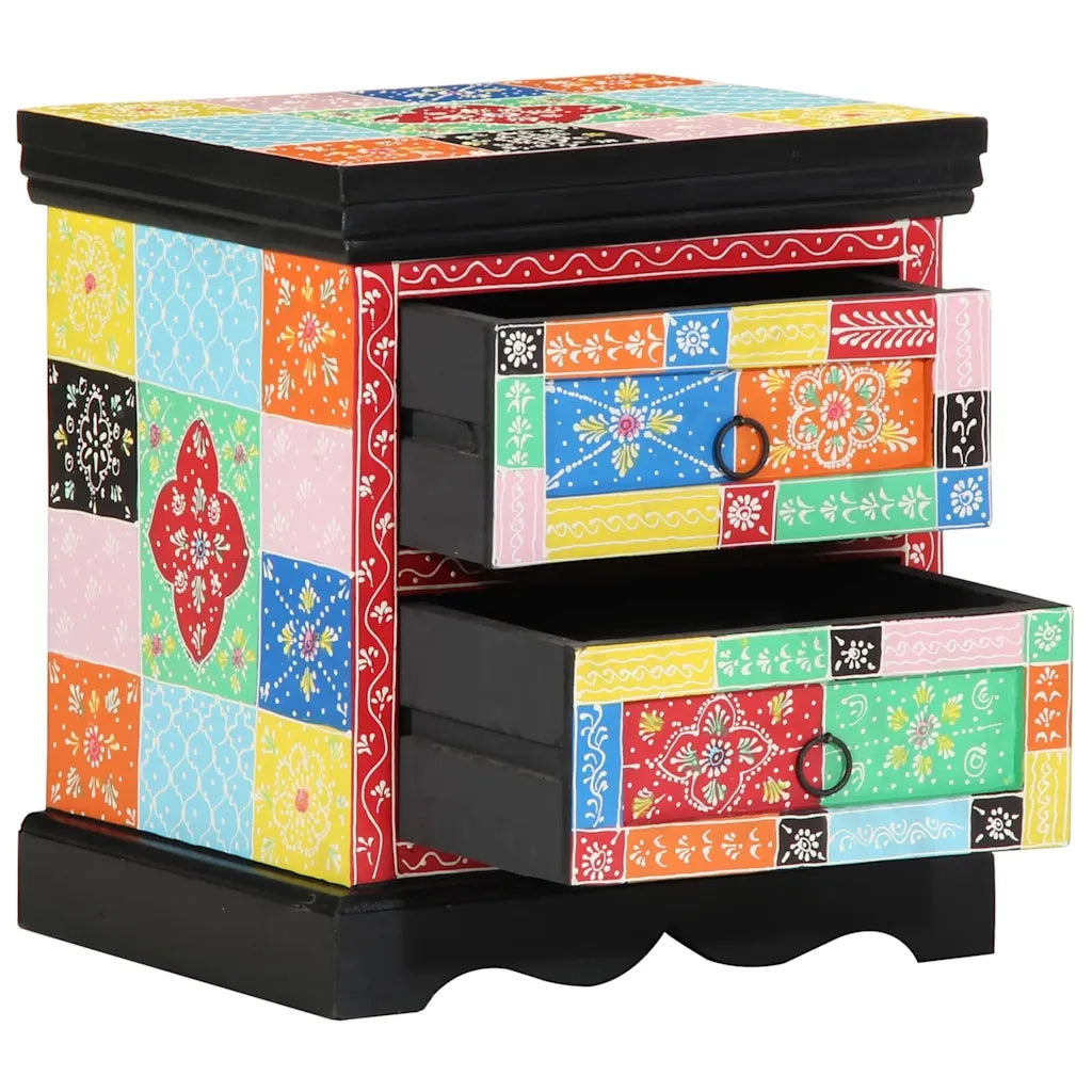 Armadio da Notte con cassetto 2 pcs Multicolore 40 x 35 x 45 cm 4017565