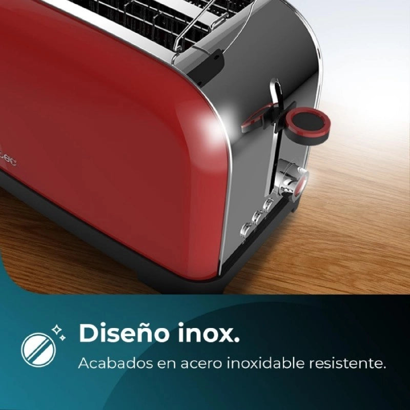 CECOTEC 04827 - Tostapane Toastin' time 1500 Red