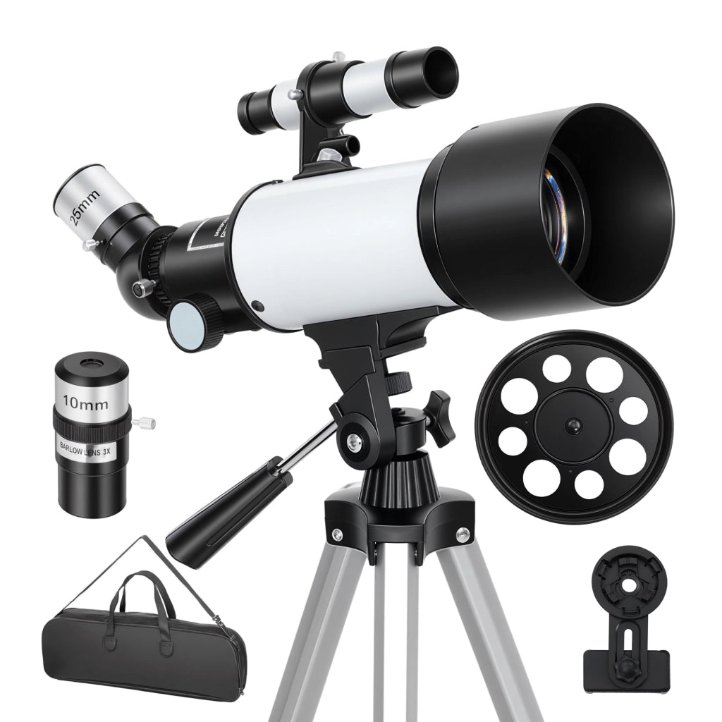 Telescopio Astronomico 70mm ¨C Minimal ¨C Bianco e Nero 80x80x135 cm