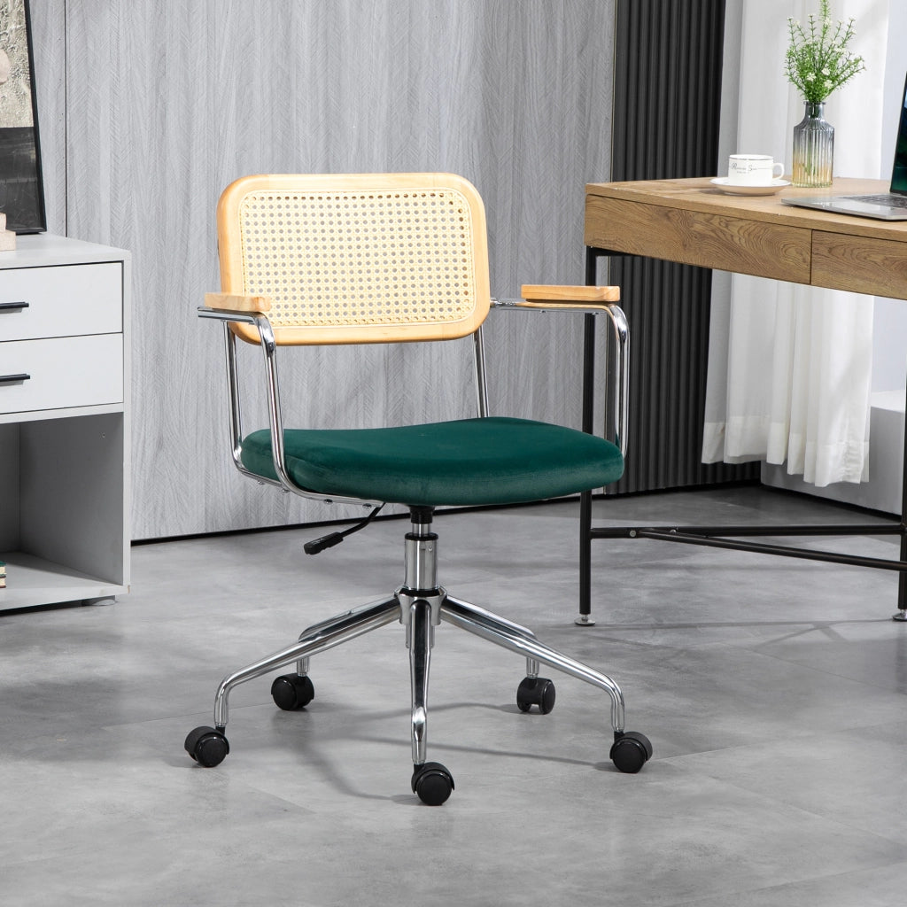Sedia da Ufficio Boho Design ¨C Zephmum ¨C Braccioli Legno Verde