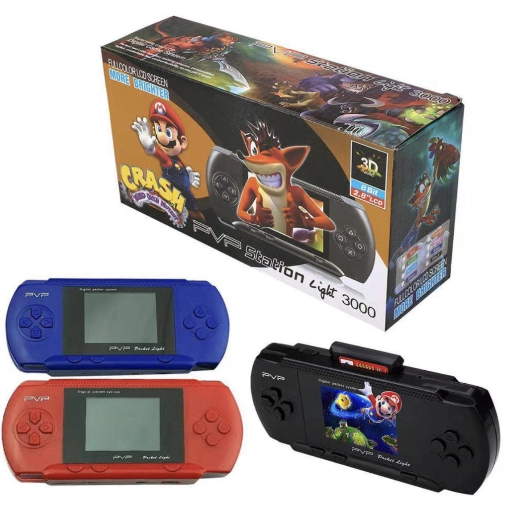 CONSOLE PORTATILE GIOCO BIMBI PVP STATION DISPLAY LCD GIOCHI VIDEOGIOCO GAME - ZENCOCCO