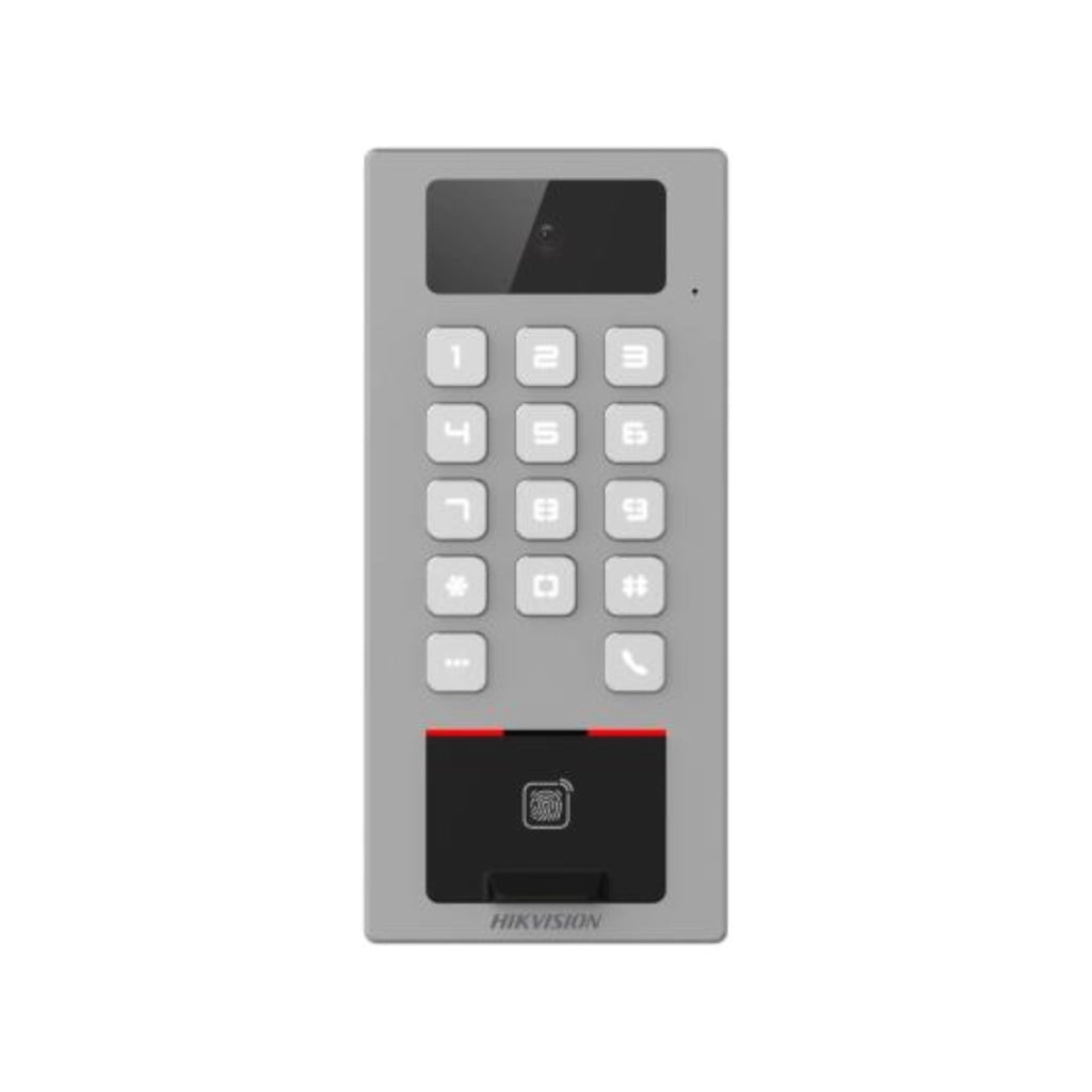 Hikvision Controllo Accessi Tessere Impronte Videocitofono DS-K1T502DBFWX-C