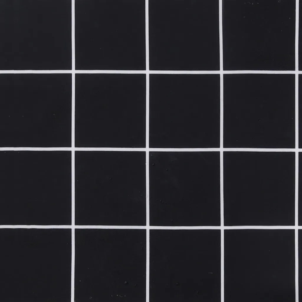 Cuscini Scatter a scacchi 4 pcs Quadro Nero 40 x 40 cm 360375