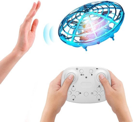 Drone per bambini con telecomando e sensore di mano - quadricottero RC infrarosso inductive pallone volante - giocattolo da volo regalo per ragazzi e ragazze interni