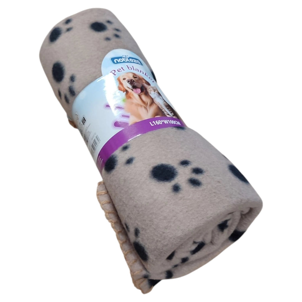 COPERTA CON STAMPA ZAMPETTE 160X100