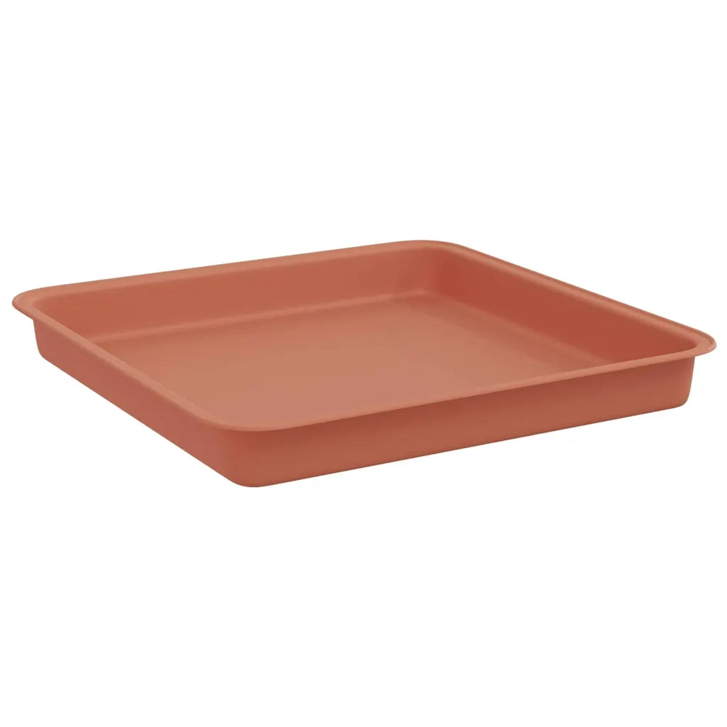 Vasi per Piante 6 pcs Rosso Mattone 23 x 23 x 17,5 cm Plastica 3403292
