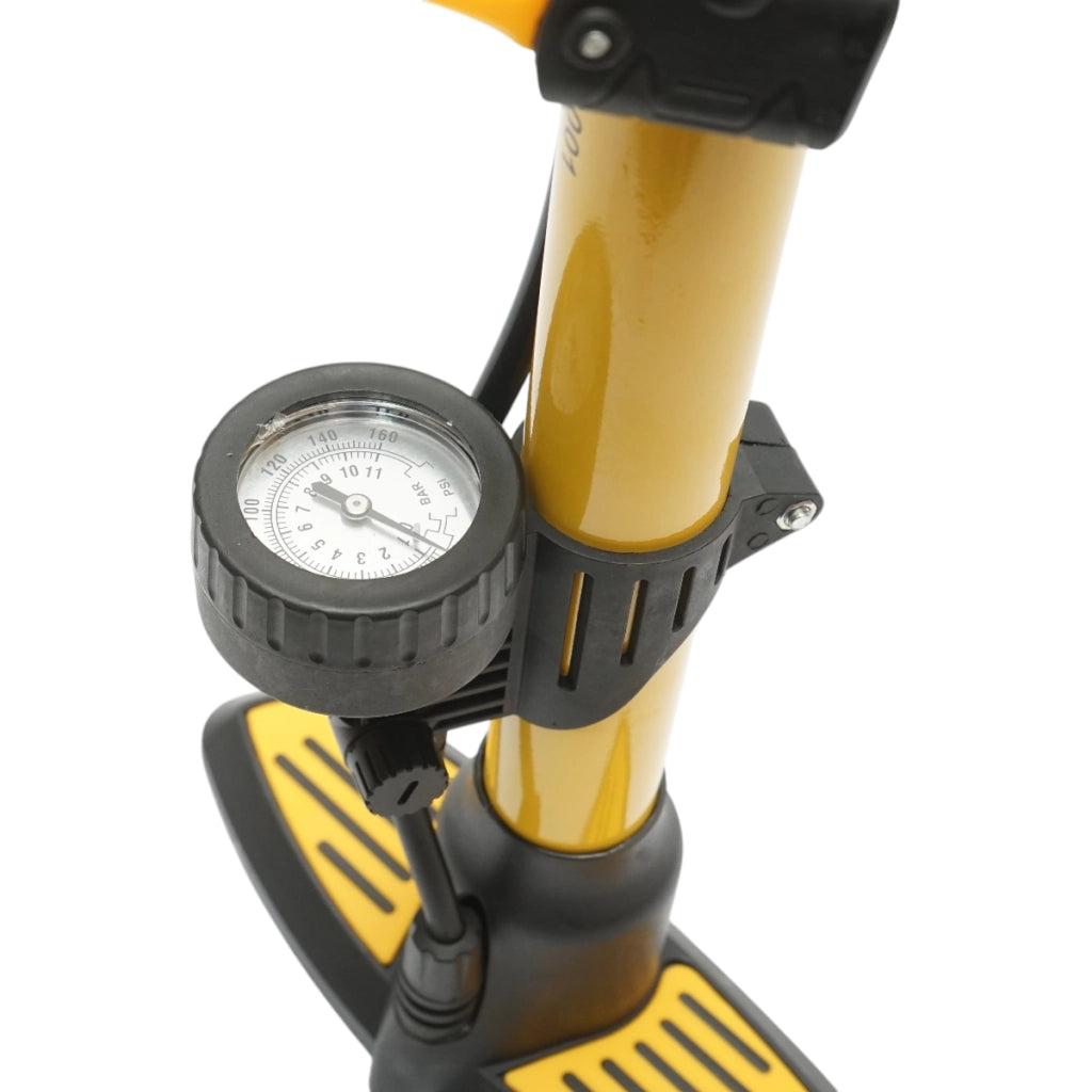 Pompa manuale con manometro 0-160 PSI 38x600mm Crownman