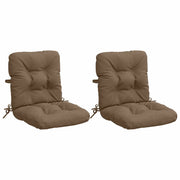Cuscini per Sedia Alta in 2 Pezzi VIANEN 2 pcs 100% Poliestere 953788