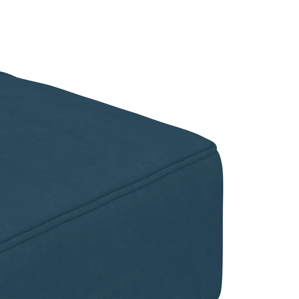 Divano Letto a 2 Posti con 2 Cuscini-Sofa Letto 2 Posti-Daybed Blu in Velluto 416767